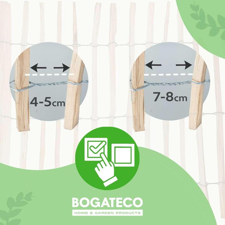 Actual product image Bogateco Staketenzaun