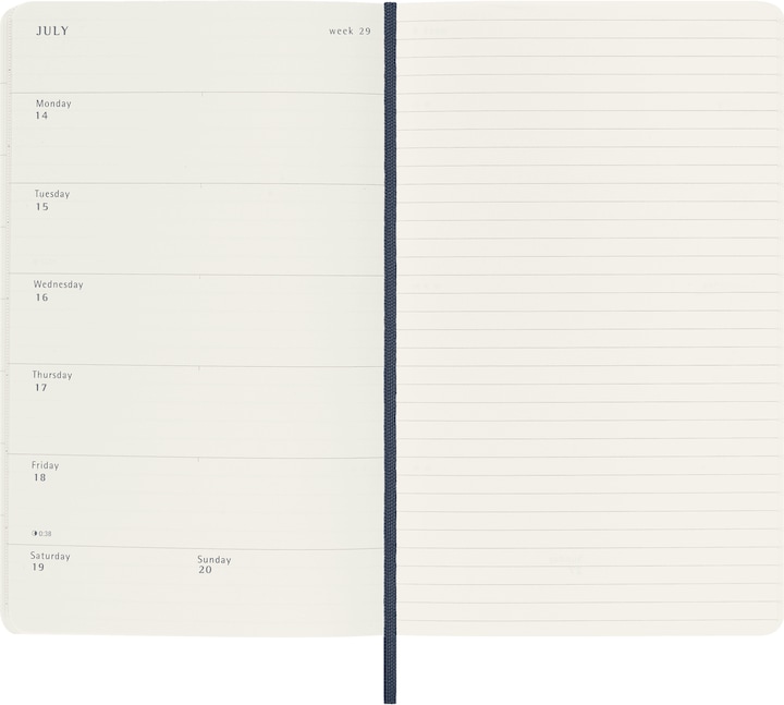 Actual product image Moleskine Notebook (A5, English)