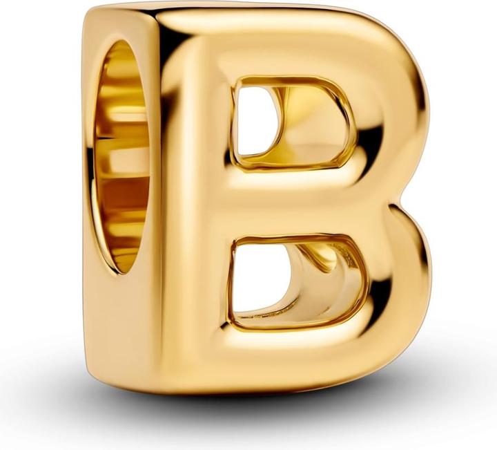 Image du produit Pandora Charm Lettre B Plaqué Or (Plaqué or, Métal)