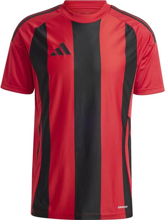 Actual product image No Name Koszulka męska adidas Striped 24 Jersey czerwono-czarna IW4556 M (M)