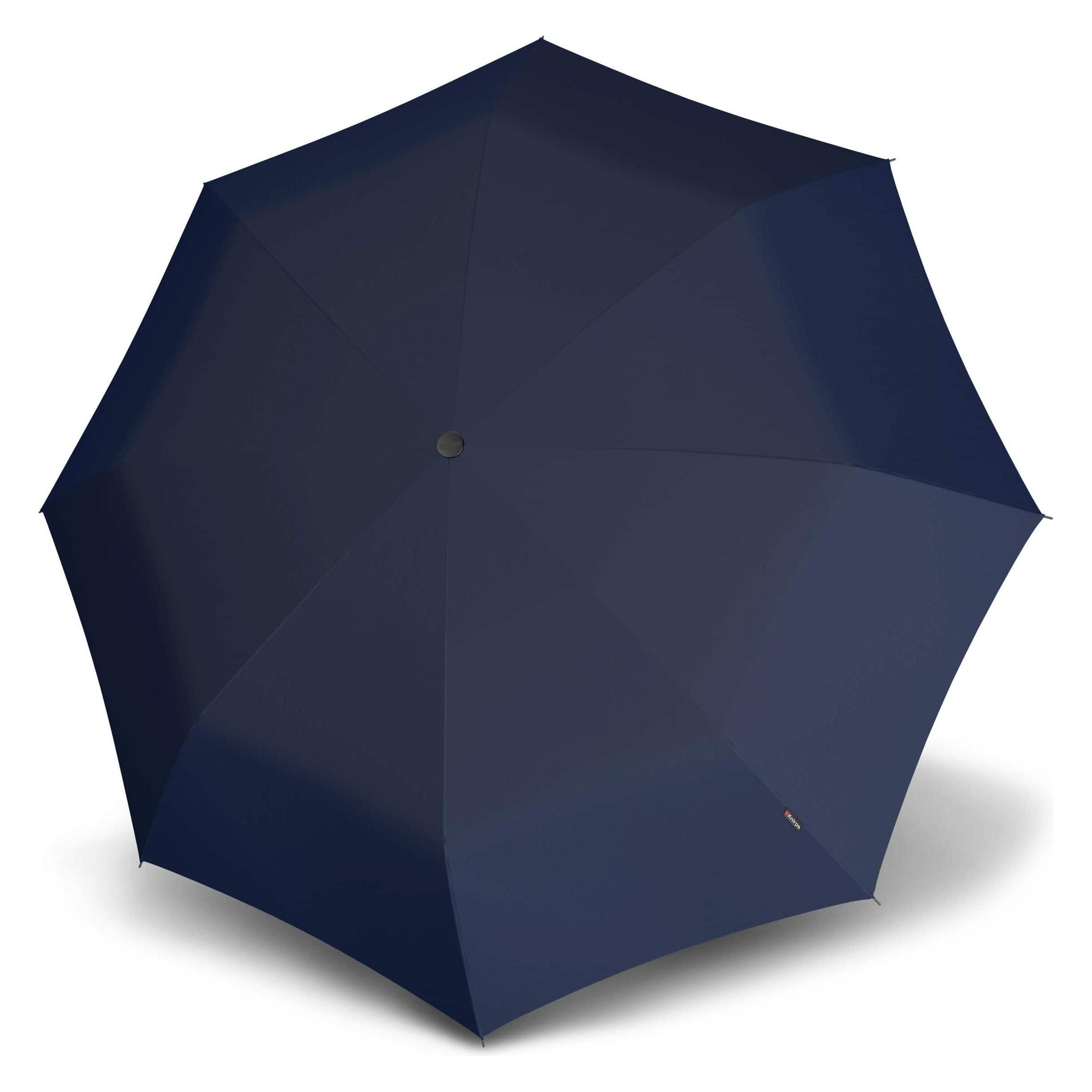 Knirps, Unisex, Regenschirm, C.241 Chrome Matt Duomatic, Blau