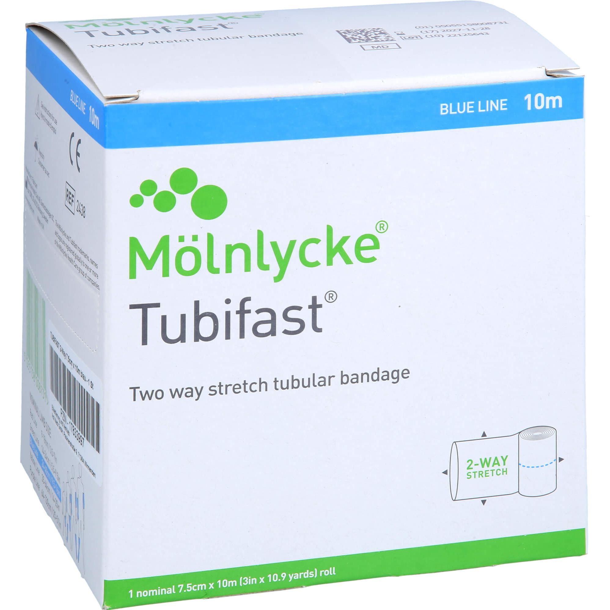 Acti Medi, Verbandsmaterial, Tubifast 2w 7.5cmx10m Blau, 1 St VER