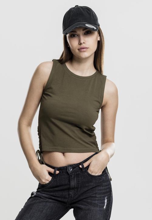 Immagine prodotto Urban Classics Top con pizzo da donna (L)