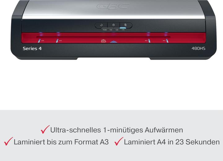 Actual product image GBC Laminiergerät 480HS A3 (175 µm, A3)