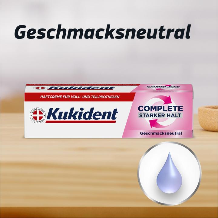 Immagine prodotto Kukident Haftcreme Complete Geschmacksneutral 47g Haftcreme (47 ml)