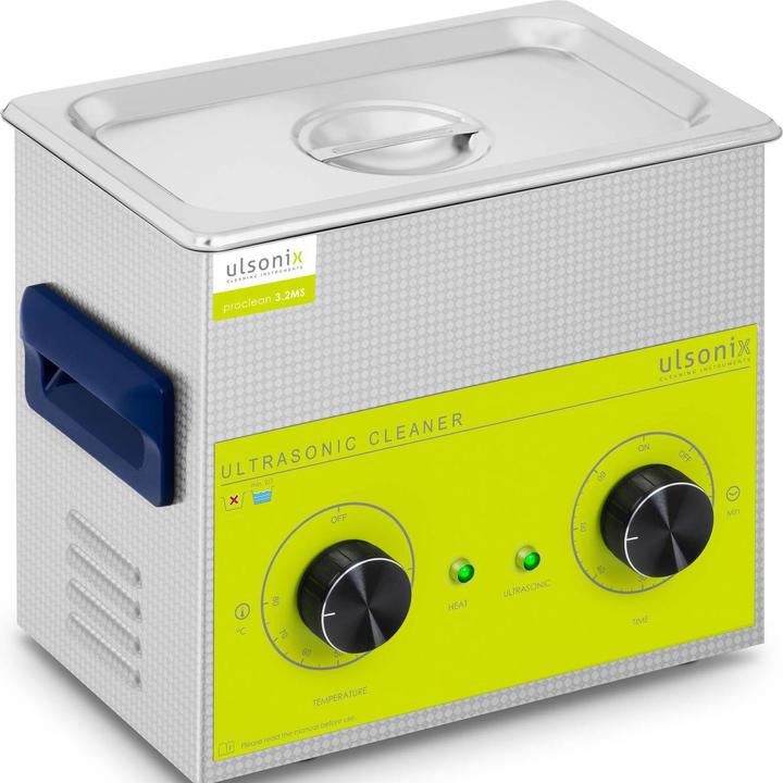 Ulsonix Ultraschallreiniger Ultraschallreinigungsgerät Ultraschallbad 3,2 L 120 W 40 kHz (40 kHz, 3200 ml)