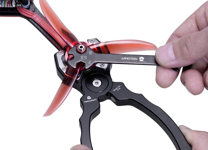 Image du produit Toolcraft Clé à outils spéciale 6 en 1 pour tendeurs et écrous (3 mm, 4 mm, 5 mm, 5,5 mm, 7 mm, 8 mm)