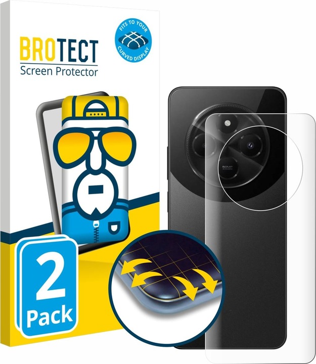 Immagine prodotto BROTECT Full-Screen Pellicola (2 Pezzo/i, Xiaomi Poco C75)
