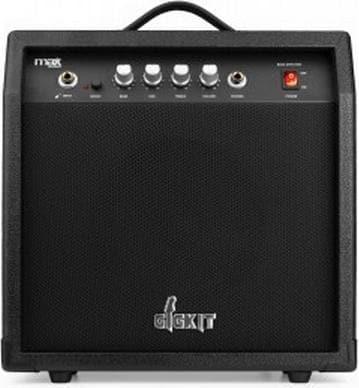 Actual product image Max Music Electric Bass GigKit White (Electric bass, Body: Lime, Neck: Maple)