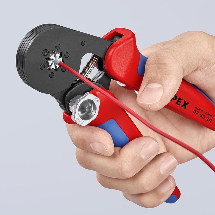 Image du produit Knipex Pince à sertir auto-réglable (180 mm)