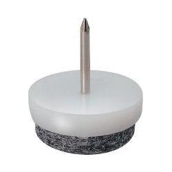 Dransfeld, Möbelgleiter + Schutzpuffer, Filzgleiter weiss 28 mm (Filzgleiter)