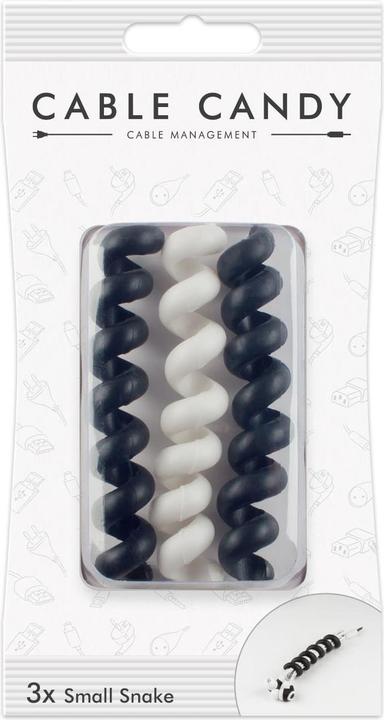 Actual product image Cable Candy Small Snake B&W (Cable spiral hose, 2.50 cm)