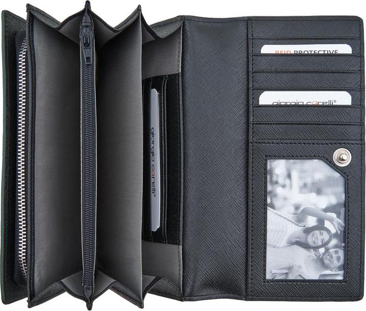 Actual product image Giorgio Carelli Ladies purse, RFID, Valentin
