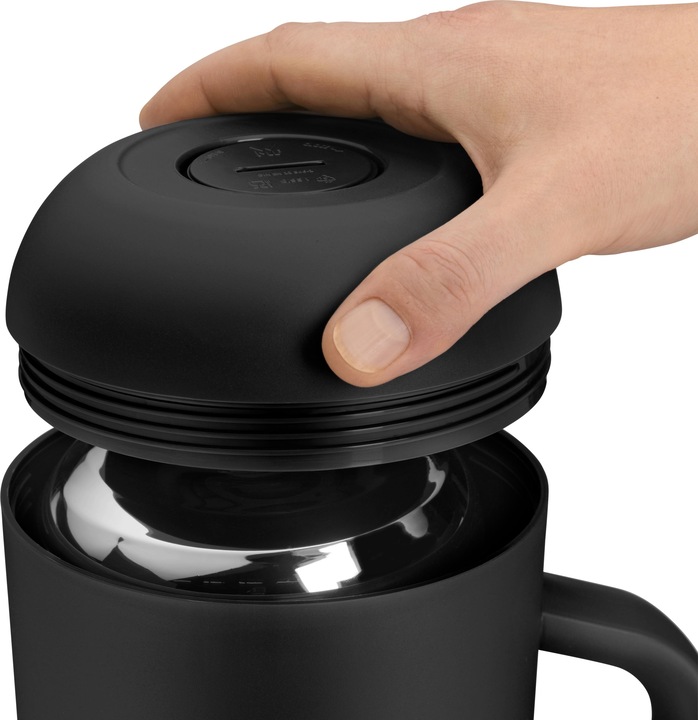 Produktbild WMF Thermoskanne Isolierkanne 1,0l Impulse Tee Kaffee Trinkflasche Edelstahl (1 l)