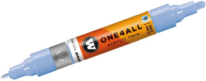 Actual product image Molotow Marqueur pour Maquettes - One4All Twin - Acrylique Céramique Claire Pastel - 1,5/4mm - -202 - 15 cm (Light pastel ceramic, 4 mm, 1 x)