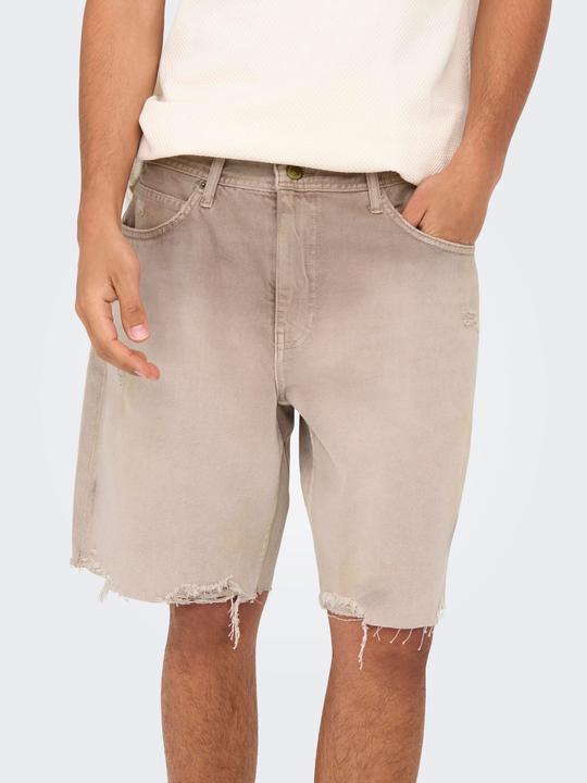 Actual product image Only & Sons Gerade geschnitten Mittlere Taille Shorts Jeans-Shorts (XXL)