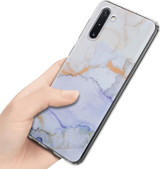 Actual product image Cadorabo IMD TPU Colorful Marble Cover (Samsung Galaxy Note 10)