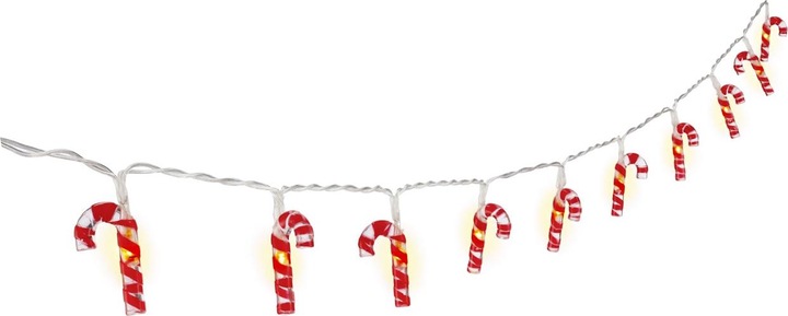 Actual product image Goobay 10 LED light chain "Candy canes (1.20 m)