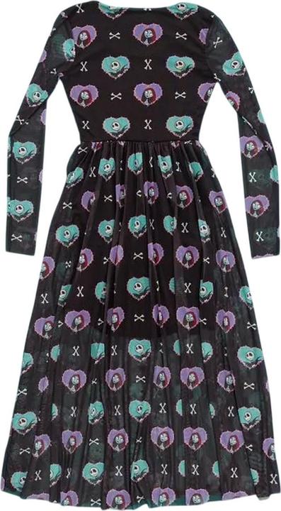 Produktbild The Nightmare Before Christmas Midikleid Netzmaterial (M)