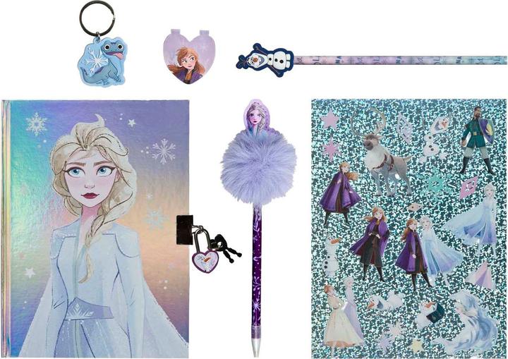 Produktbild Undercover Glitzerndes Tagebuch-Set Frozen - 6-teilig.