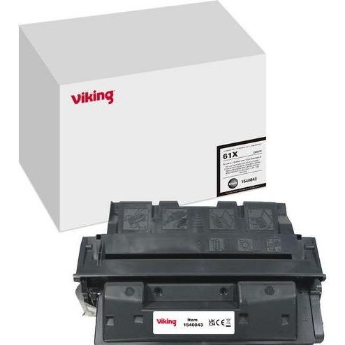 Viking, Toner, Tonerkartusche Kompatibel HP 61X C8061X Schwarz (BK)