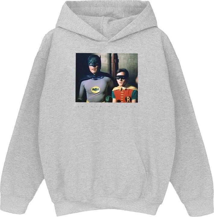 Immagine prodotto Felpa con cappuccio per ragazzi Batman Serie TV Dynamic Duo Photograph (152, 158)