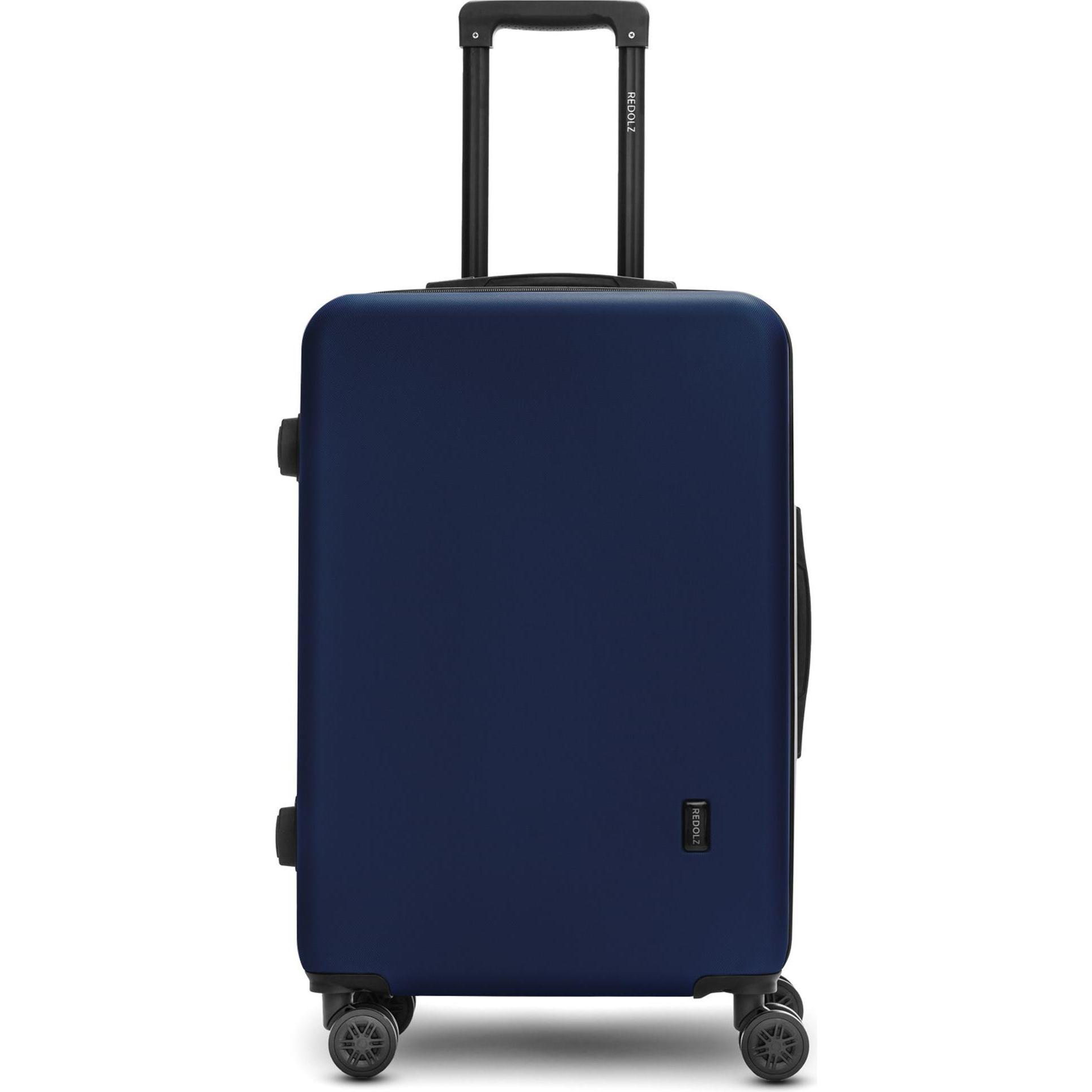 Redolz, Koffer, Essentials 09 MEDIUM 4 Rollen Trolley 67 cm, Blau, (66 l, L (90 - 115l))