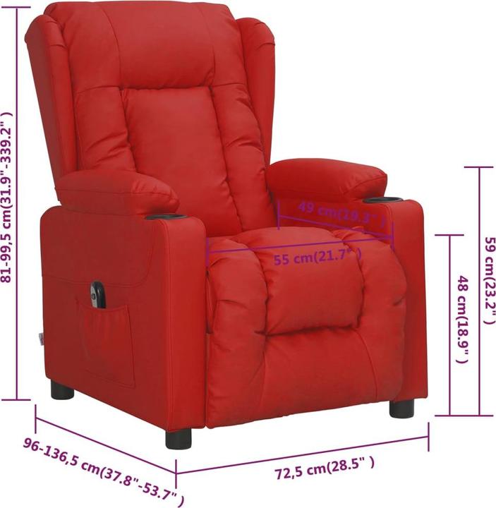 Produktbild vidaXL Relaxsessel elektrisch