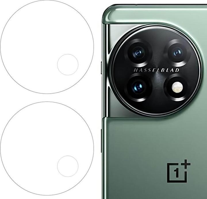 Immagine prodotto Cover-Discount OnePlus 11 - 2 pezzi. Fotocamera in vetro antiproiettile (2 Pezzo/i, OnePlus 11)