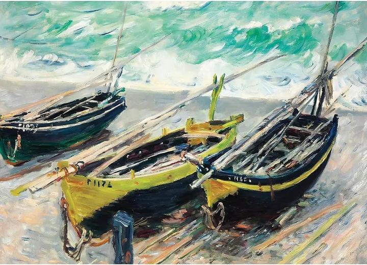Immagine prodotto Interdruk Tre barche da pesca - Claude Monet (1000 pezzi)