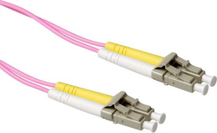 Produktbild ACT 17 meter LSZH Multimode 50/125 OM4 fiber patch cable duplex with LC connectors (17 m)