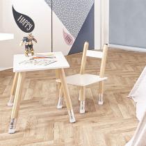 Actual product image Home Deco Kids table and 2 pencil chairs (High chair, Kids table)