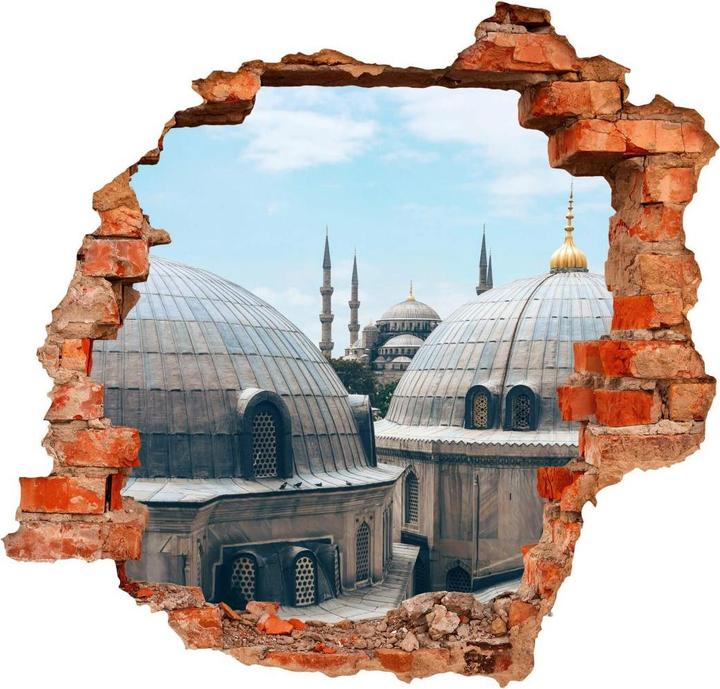 Image du produit Trenddeko 3D Sur les toits d'Istanbul (80 x 76 cm)