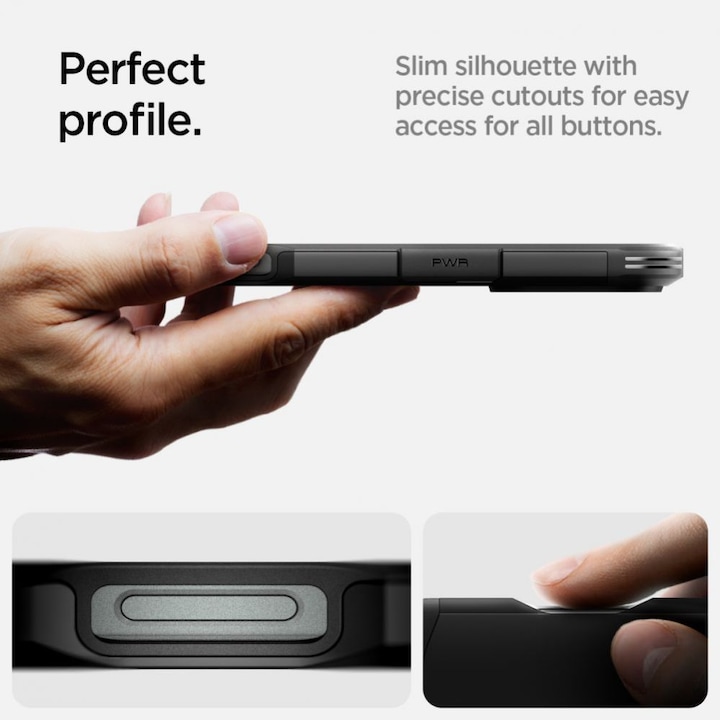 Immagine prodotto Spigen Tough Armor MAG iPhone 16 Pro Max MagSafe nero ACS08013 (Apple iPhone 16 Pro Max)
