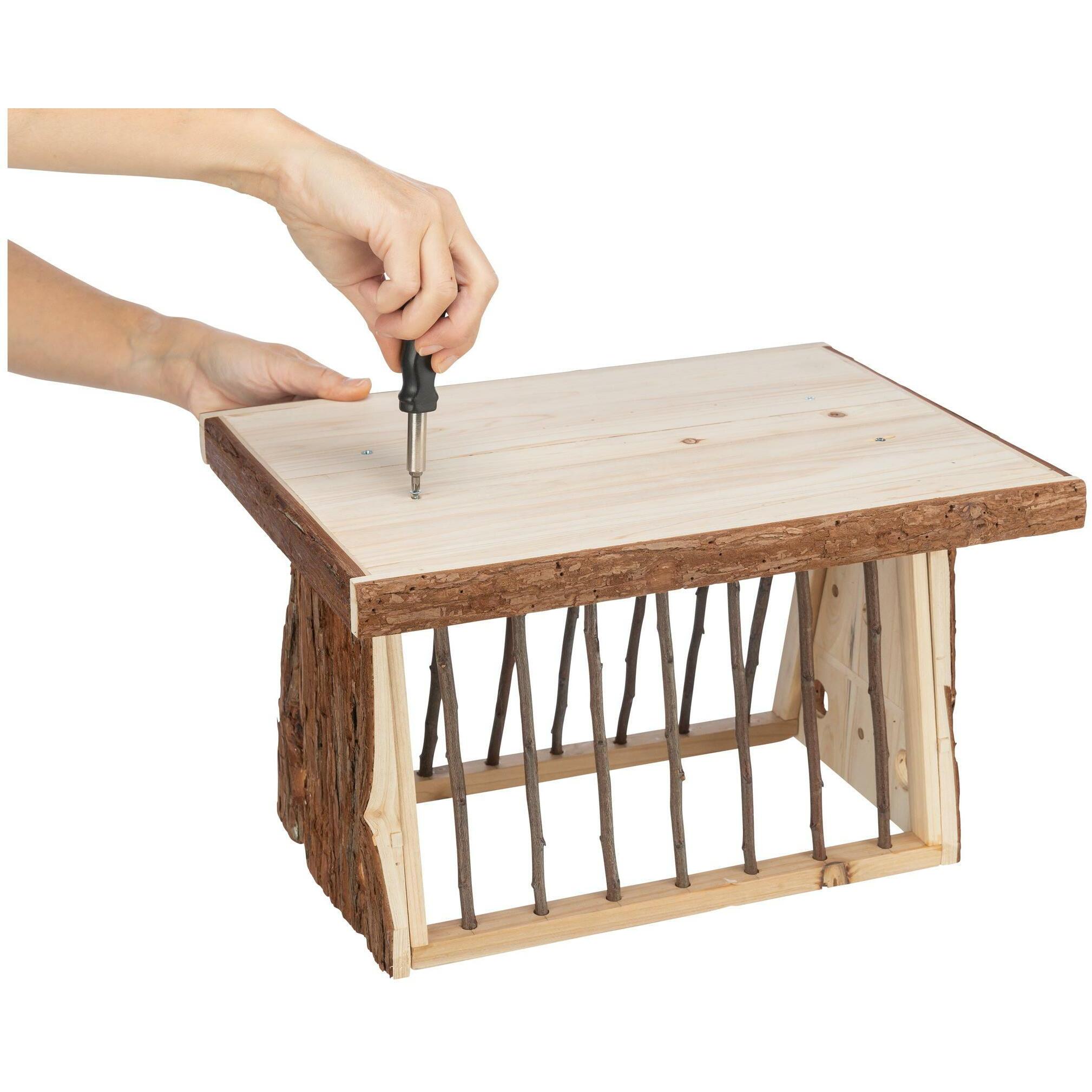 Comparer les prix de Râtelier à foin avec fond Trixie