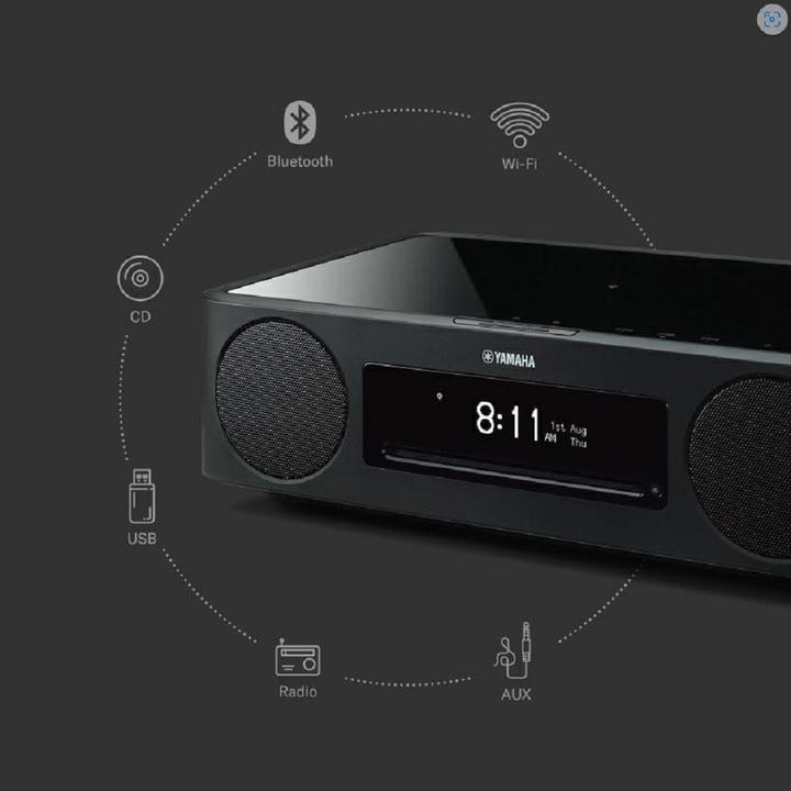 Produktbild Yamaha MusicCast 200 (Bluetooth, Airplay, Spotify Connect, WLAN, CD Player, 2x 25 W)