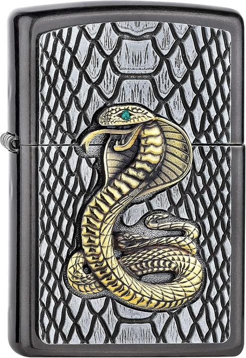Actual product image Zippo Cobra emblem