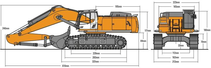 Image du produit Amewi Pelle entièrement métallique 1:14 (RTR Prêt à fonctionner)