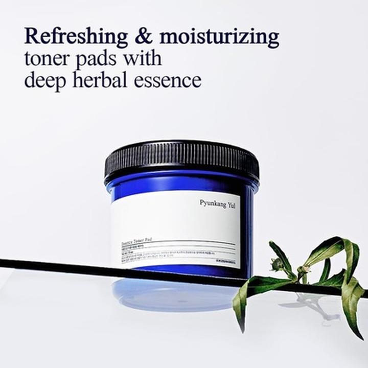 Produktbild Pyunkang Yul Essence Toner Pad mit Astragaluswurzel, Houttuynia Cordata, Weidenrinde und Centella Asiatica (140 ml)