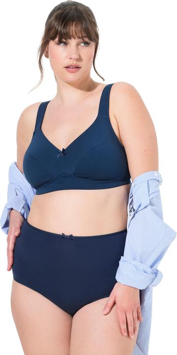 Actual product image Ulla Popken 3-pack color block maxi briefs (46, 48)