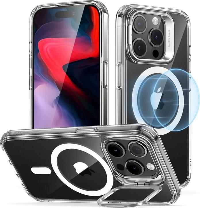 ESR Classic Kickstand Halolock Magsafe Iphone 15 Pro Clear (Apple iPhone 15 Pro)