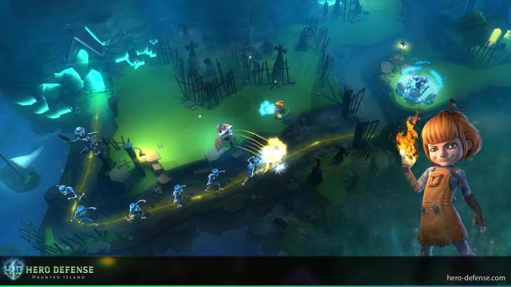 Produktbild Game Hero Defense: Haunted Island (PS4, Multilingual)