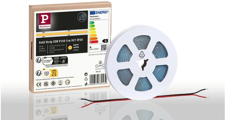 Actual product image Paulmann PAUL LED strip light (Warm white, 500 cm, Indoor)