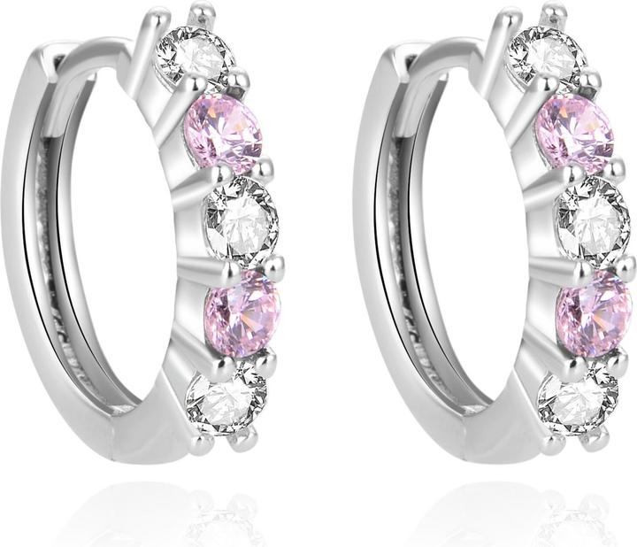 Image du produit Beneto NadÄasovÃ© kruhovÃ© nÃ¡uÅ¡nice se zirkony AGUC1536