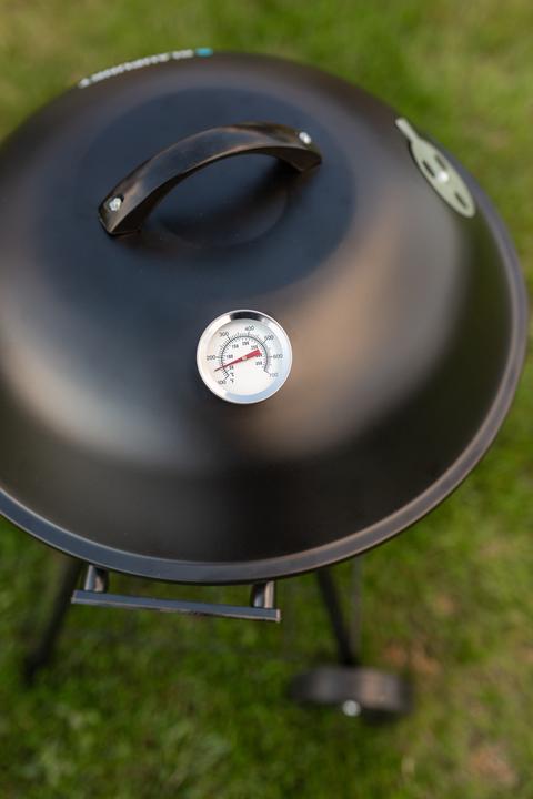 Produktbild Blaupunkt Rundgrill mit Deckel und Thermometer GC401 schwarz (41 cm)