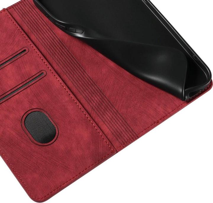 Actual product image Cover-Discount Xiaomi Redmi Note 11 Pro / 12 Pro - Stand Flip Case Cover red (Xiaomi Redmi Note 11 Pro, Xiaomi Redmi Note 12)