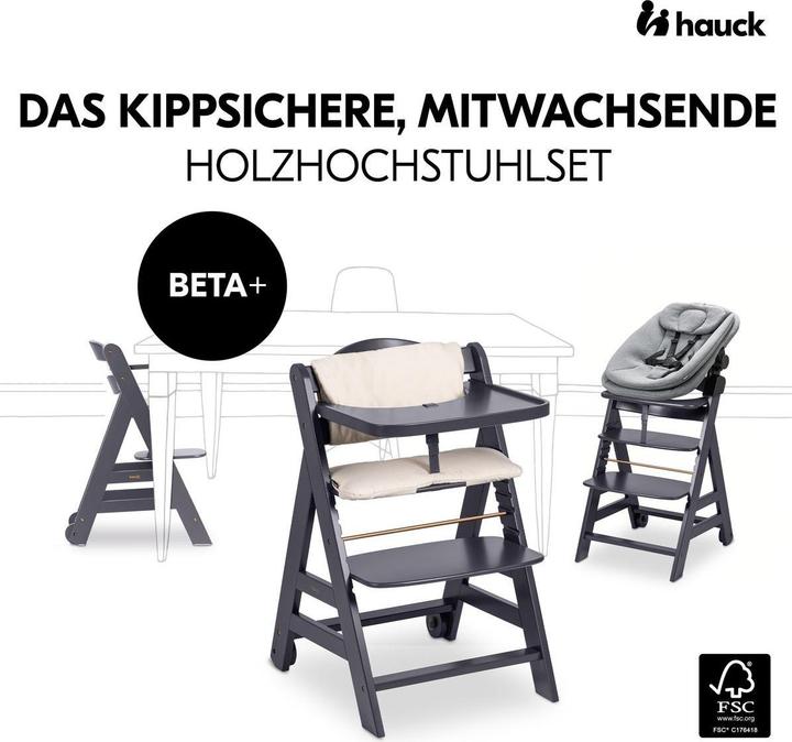 Produktbild Hauck Beta Plus Newbornset (Treppenhochstuhl)