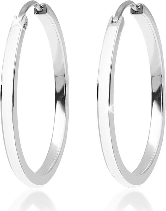 Immagine prodotto Elli Creolen mit Emaille glitzernd (Argento)