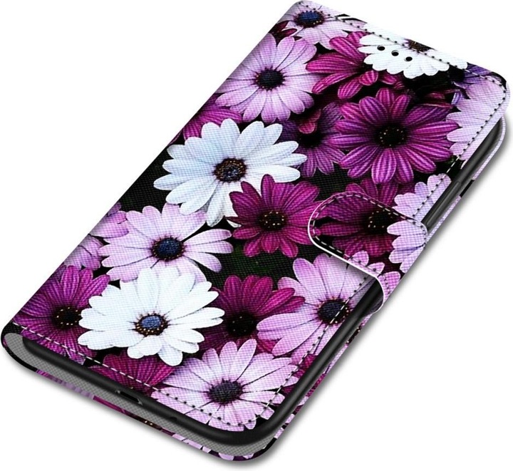 Actual product image Cover-Discount Galaxy A53 5G - leather cover chrysanthemum