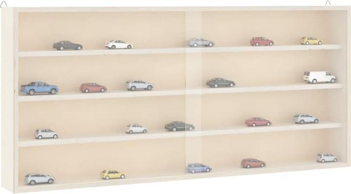 Image du produit vidaXL Vitrine suspendue Vitrine murale Vitrine de collectionneur Vitrine avec portes coulissantes